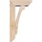Ekena Millwork Legacy Slat Smooth Bracket w/ Offset Brace, Douglas Fir, 5 1/2"W x 14"D x 26"H BKT0604X14X26LEC06SDF - alternate 2